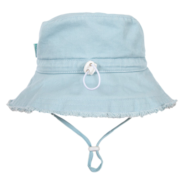 Acorn Seafoam Frayed Bucket Hat