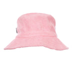 Terry Towelling Bucket Hat - Light Pink