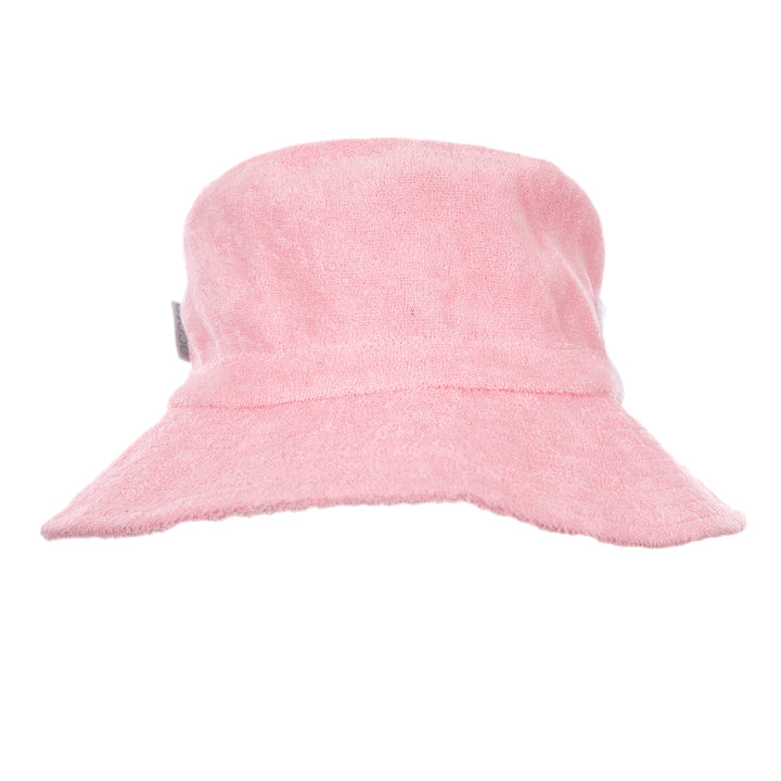 Acorn Terry Towelling Bucket Hat - Light Pink