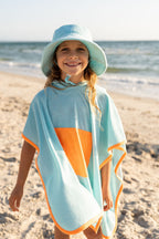 Terry Towelling Bucket Hat - Light Blue