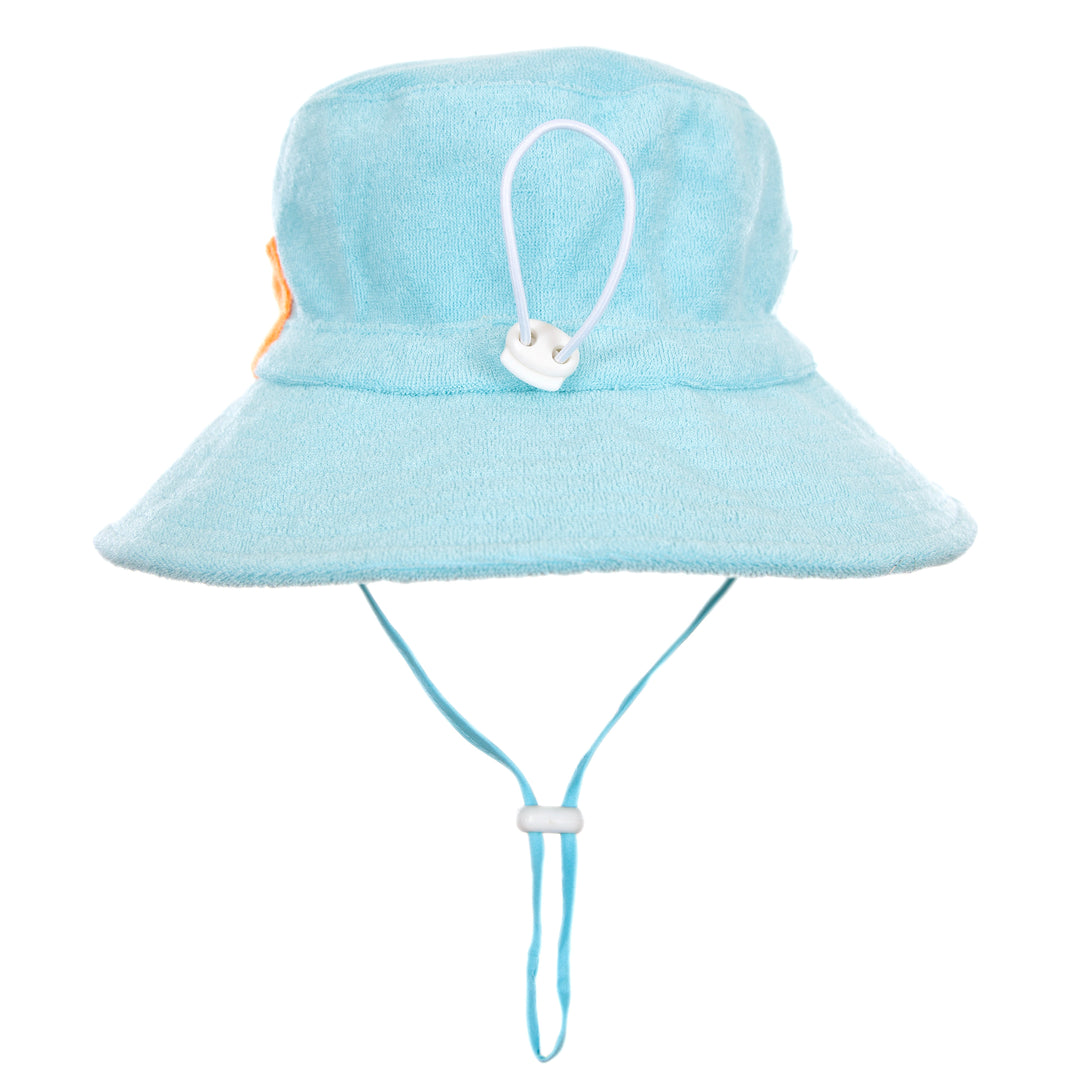 Acorn Terry Towelling Bucket Hat - Light Blue