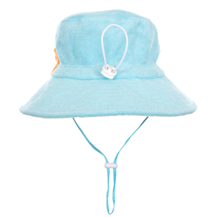 Acorn Terry Towelling Bucket Hat - Light Blue