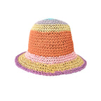 Astrid Crochet Straw Hat - Multi