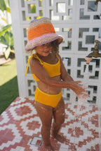 Astrid Crochet Straw Hat - Multi