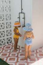 Astrid Crochet Straw Hat - Multi