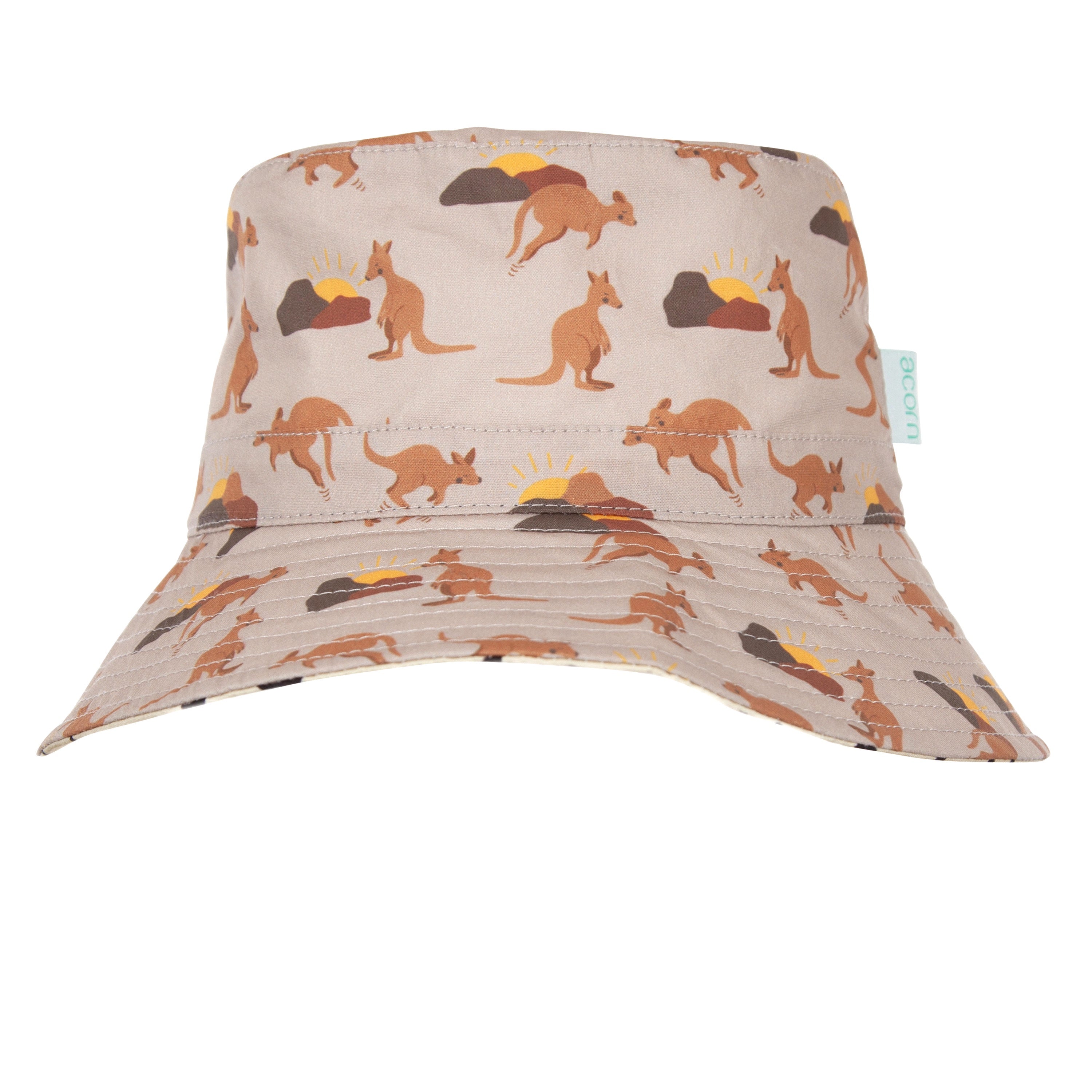 Acorn Aussie Sunset Wide Brim Bucket Hat