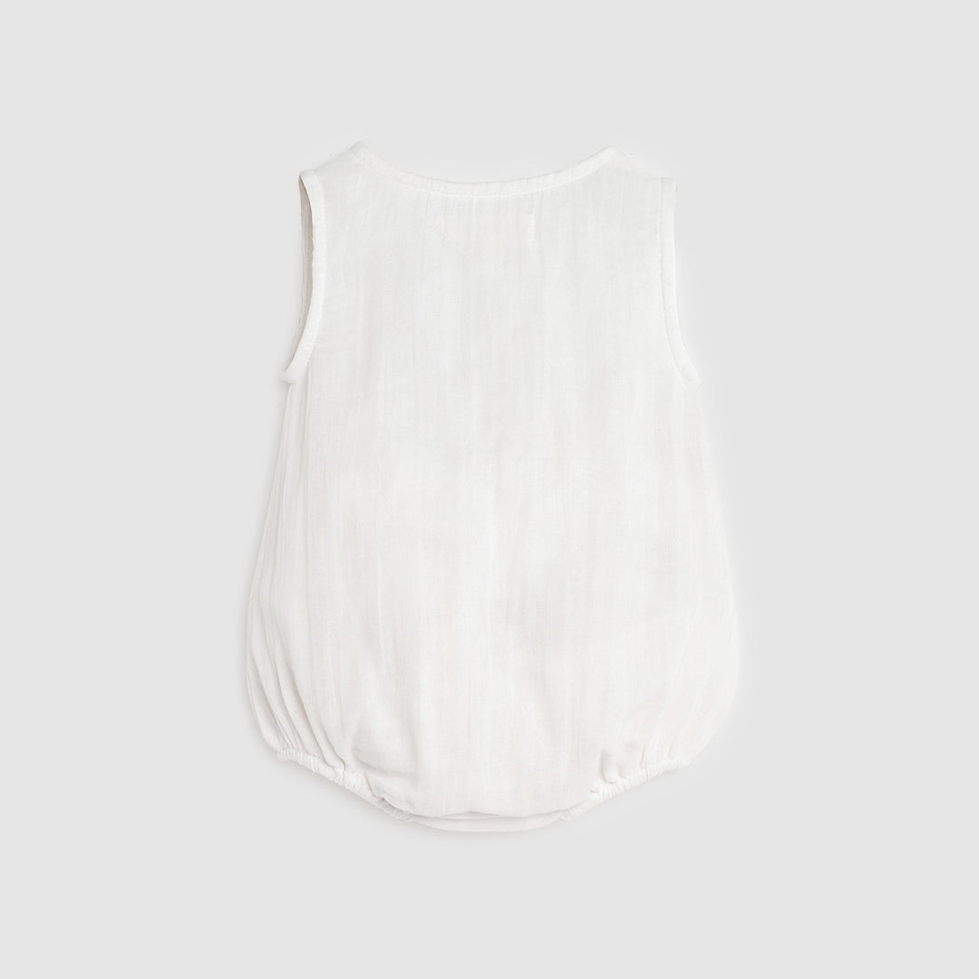 Alex and Ant Bonnie Playsuit - White