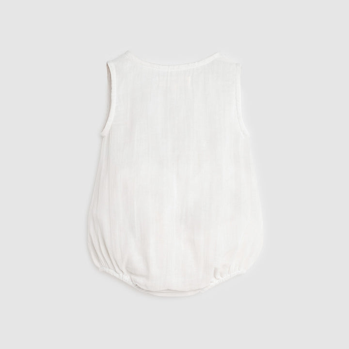 Alex and Ant Bonnie Playsuit - White