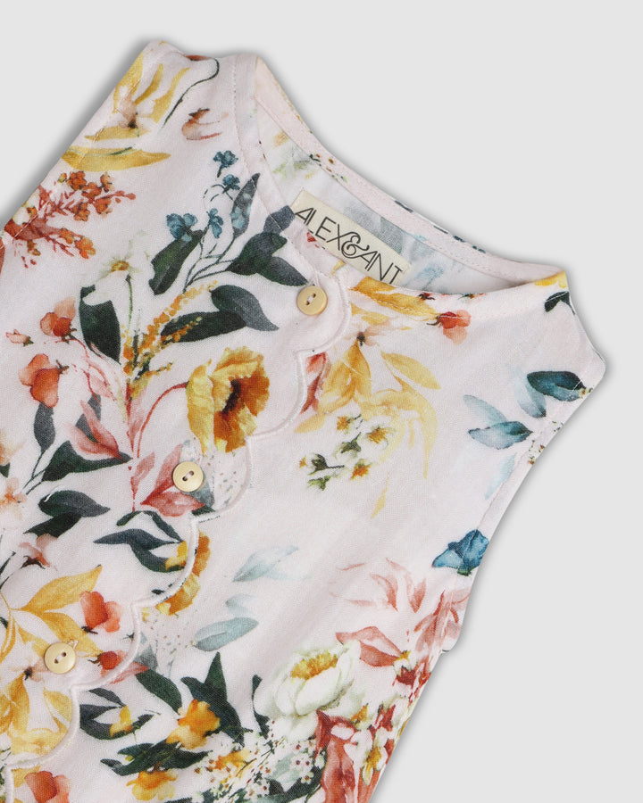 Alex and Ant Bonnie Playsuit - Flower