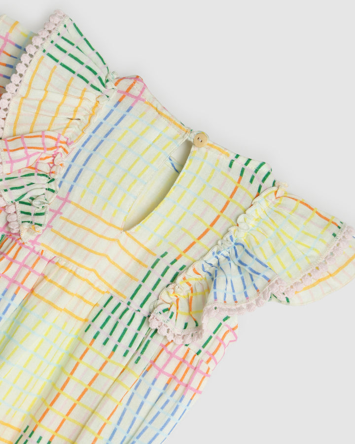 Alex and Ant Louisa Playsuit - Crazy Gingham