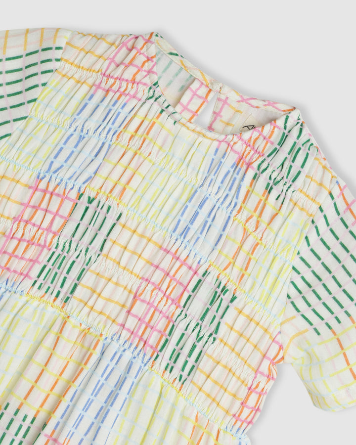 Alex and Ant Saskia Playsuit - Crazy Gingham