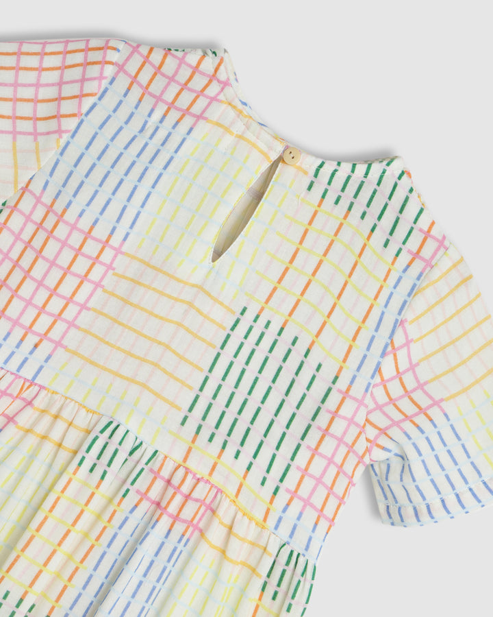 Alex and Ant Saskia Playsuit - Crazy Gingham