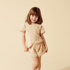 Wilson and Frenchy Pattern Play Girls Organic Terry Short