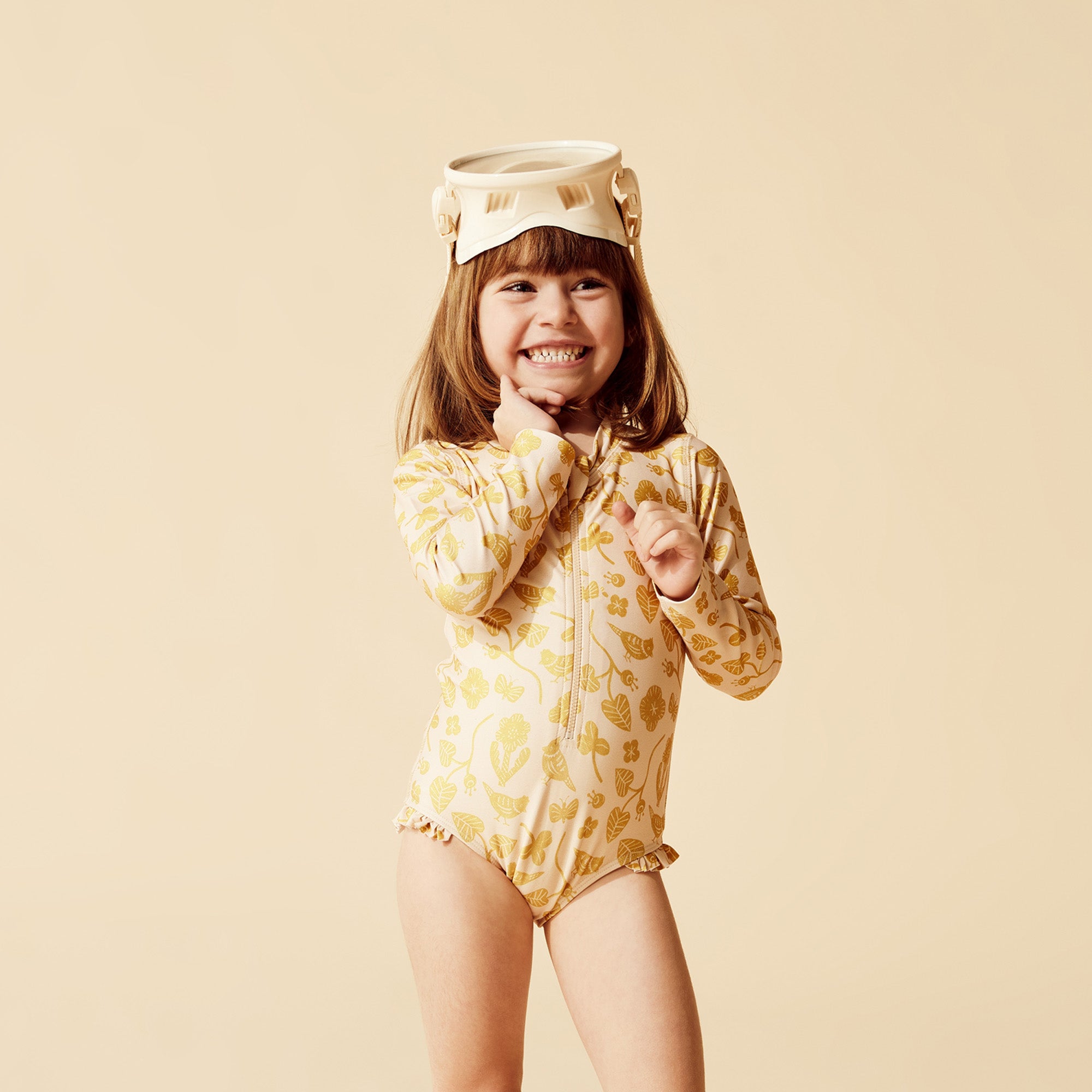 Goldie Floral Long Sleeve Swimsuit