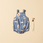 Daisy Floral Organic Crinkle Bodysuit