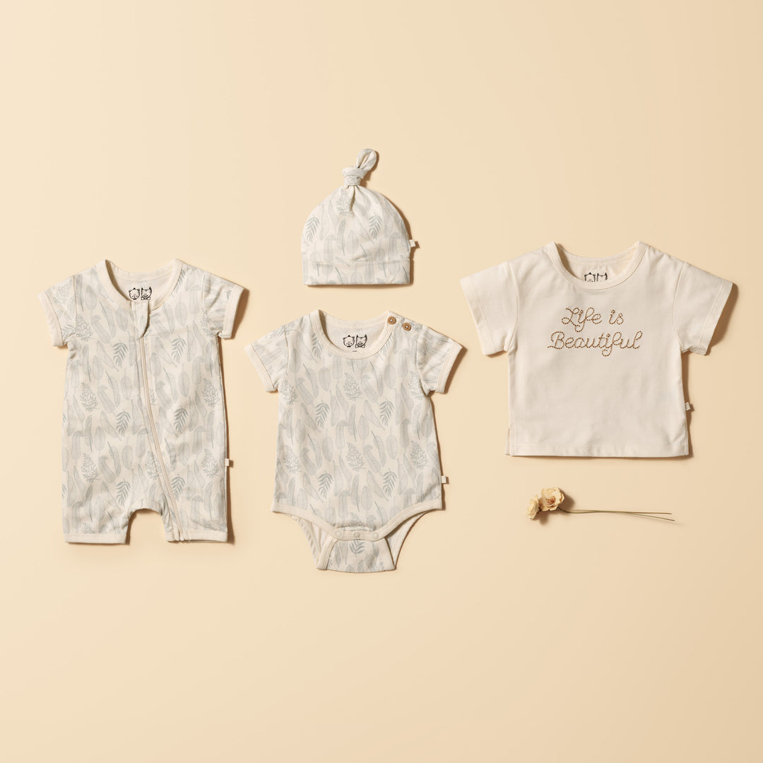 Wilson and Frenchy New Leaf Organic Bodysuit