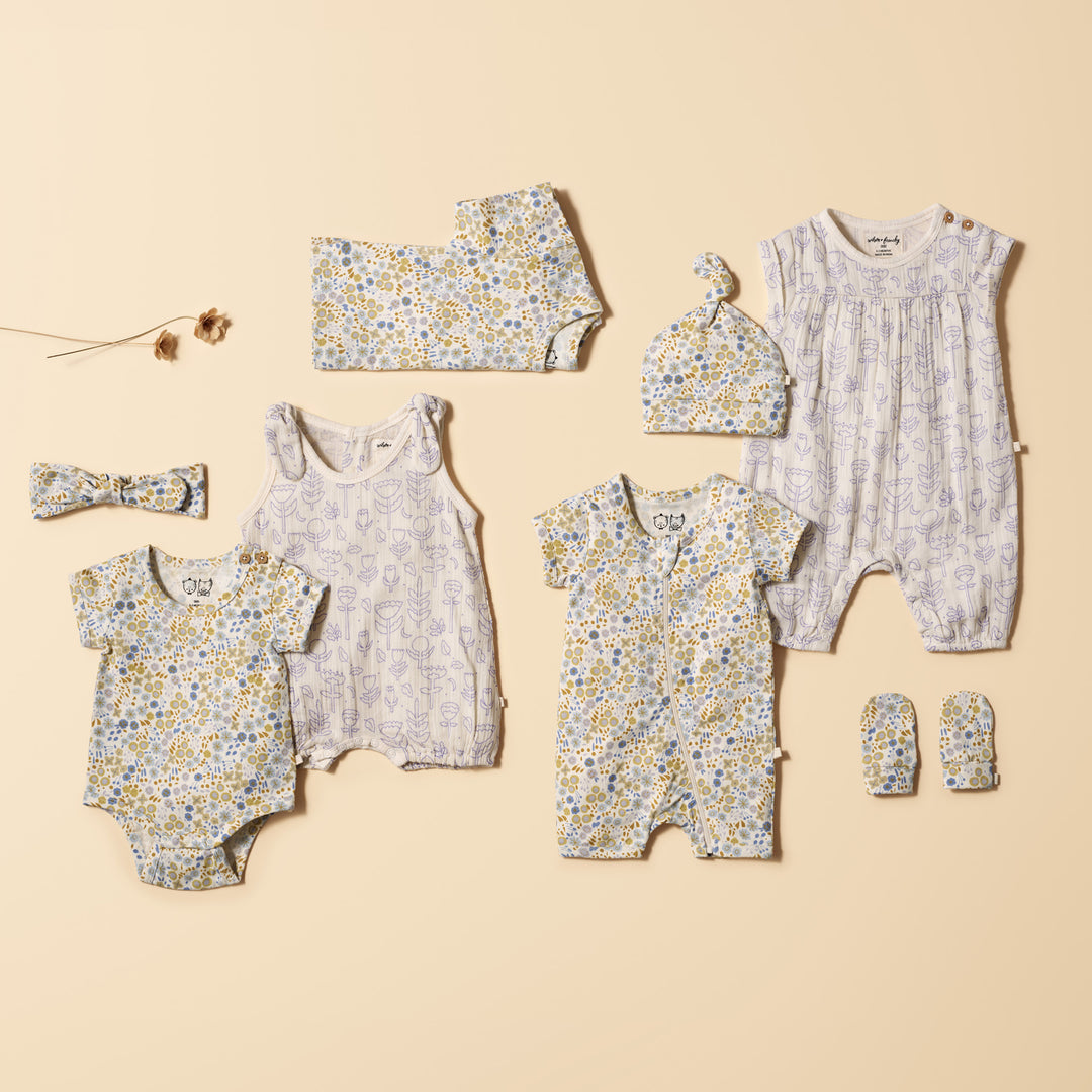 Wilson and Frenchy Flow Organic Crinkle Tie Playsuit
