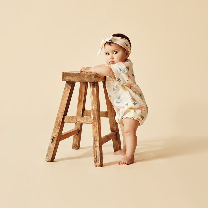 Wilson and Frenchy Cookie Cut Organic Growsuit