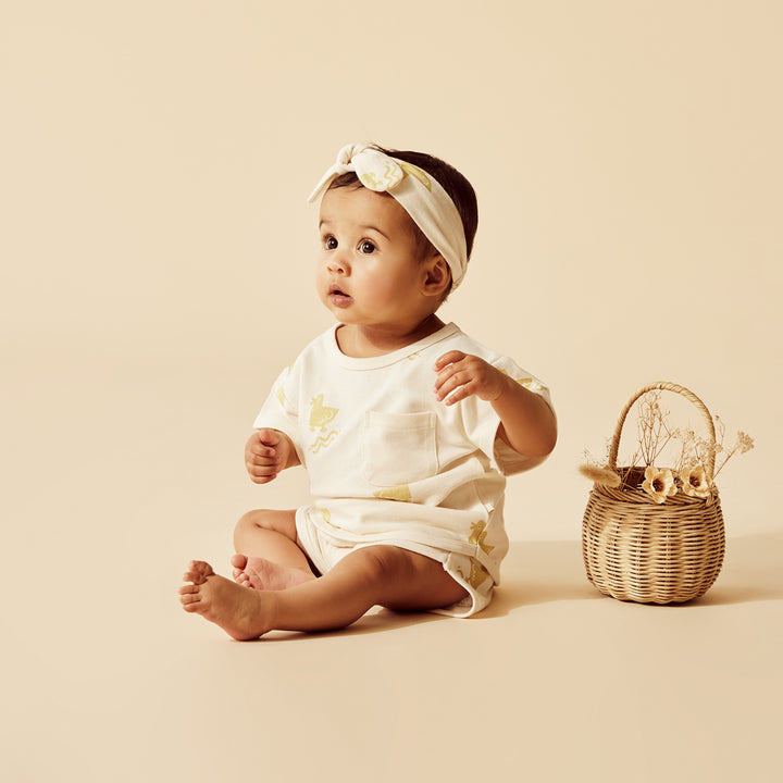 Wilson and Frenchy Quack Quack Organic Growsuit