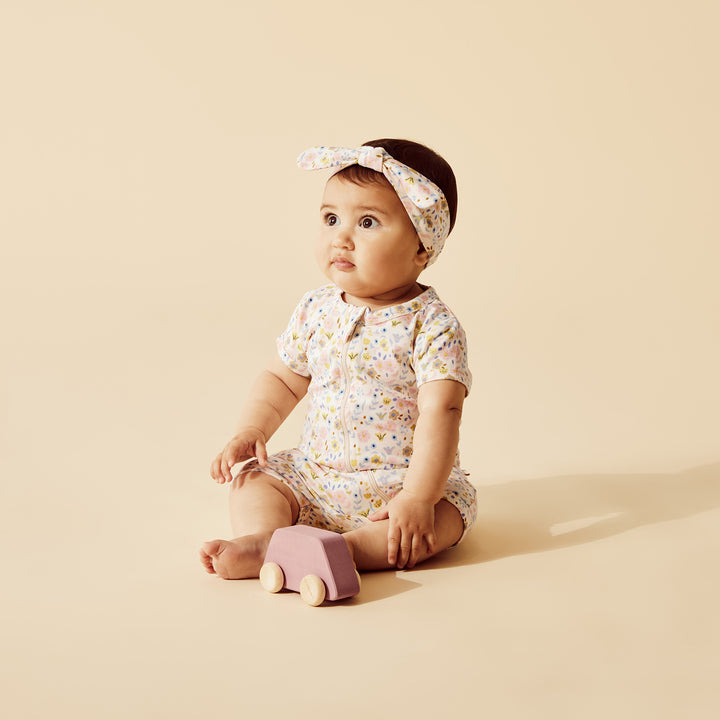 Wilson and Frenchy Ava Floral Organic Boyleg Zipsuit