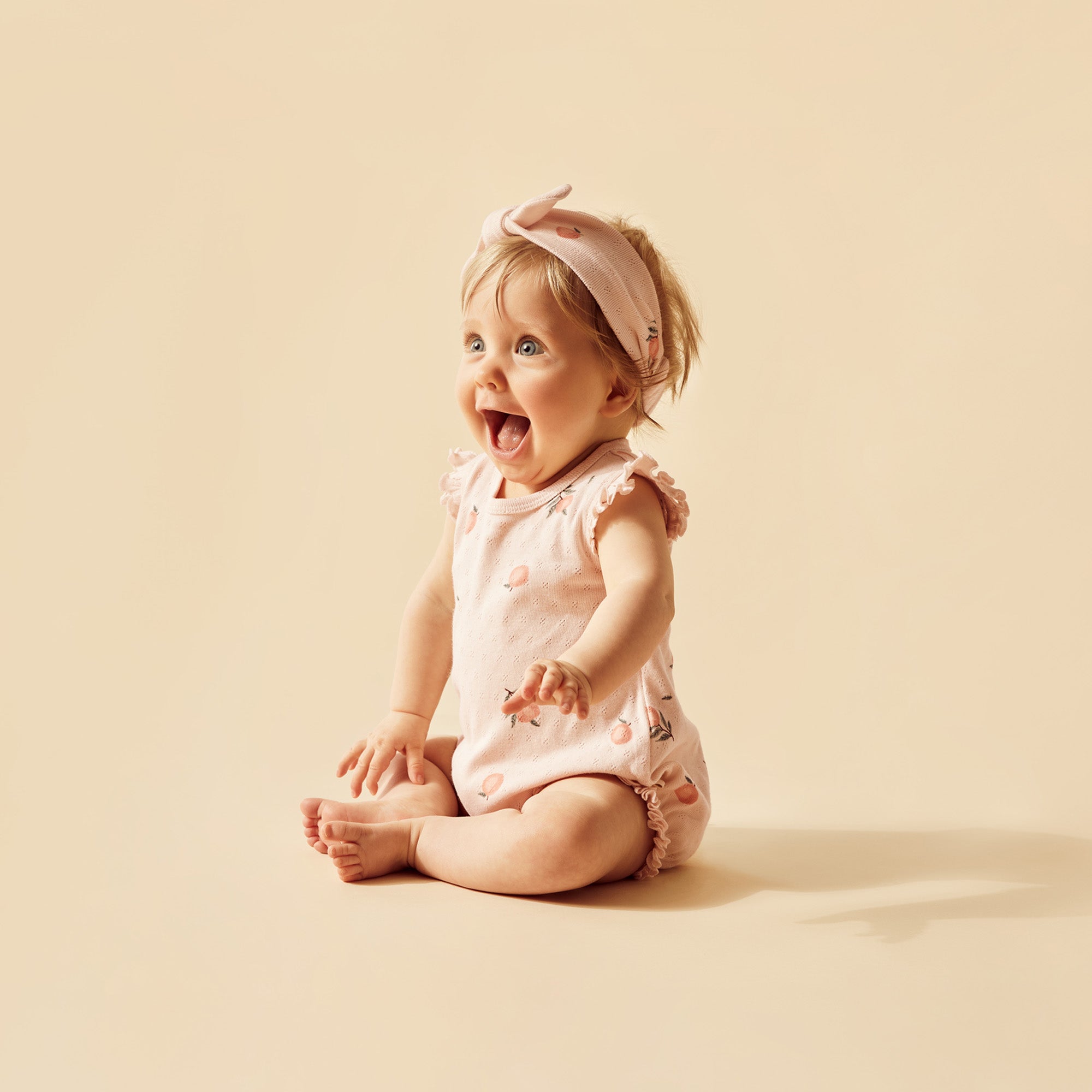Peaches Organic Pointelle Headband