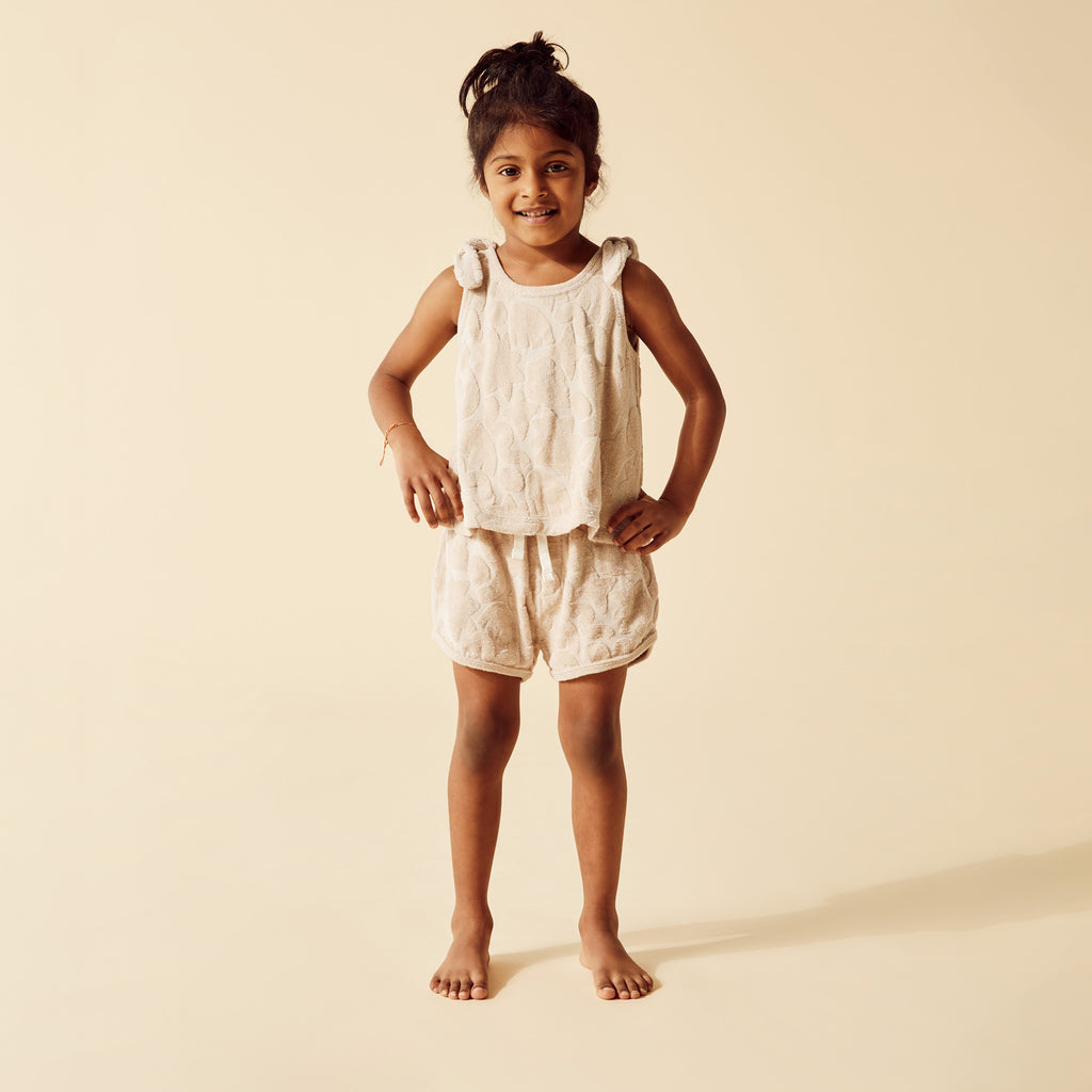 Wilson and Frenchy Pattern Play Organic Terry Singlet
