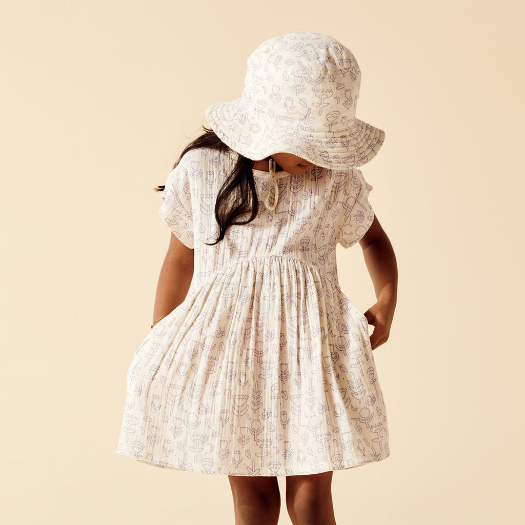 Flow Organic Crinkle Dress
