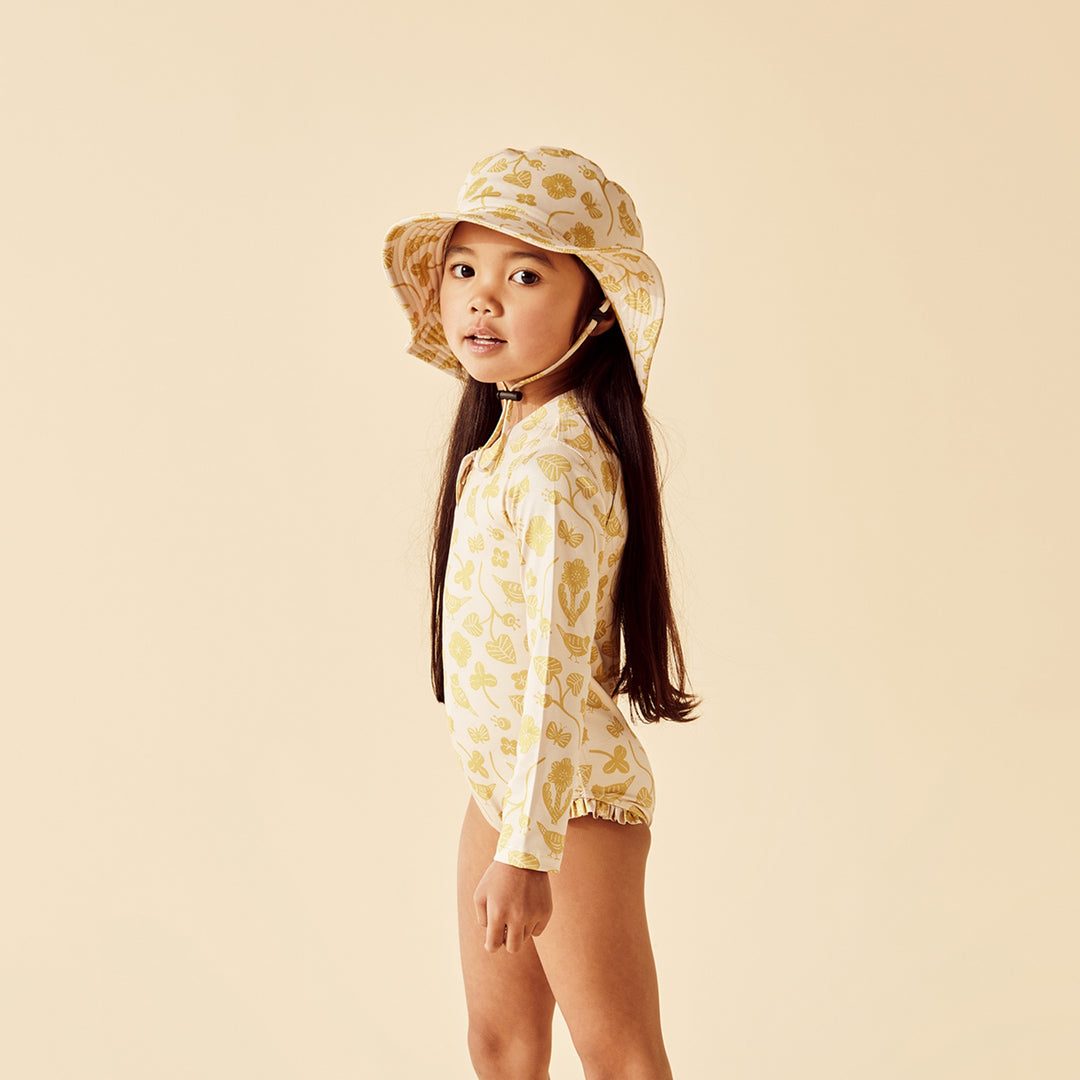 Wilson and Frenchy Goldie Floral Long Sleeve Swimsuit