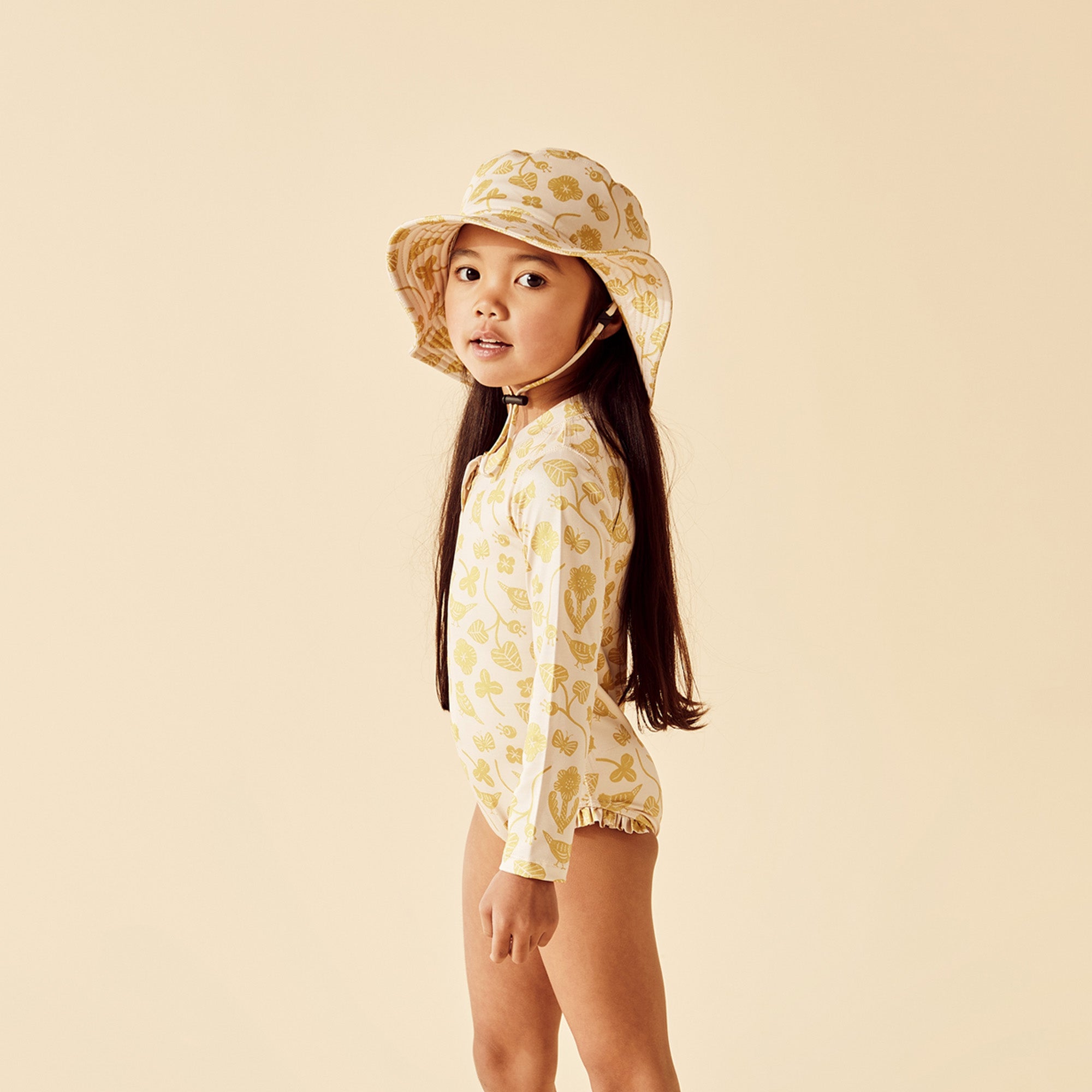Goldie Floral Long Sleeve Swimsuit