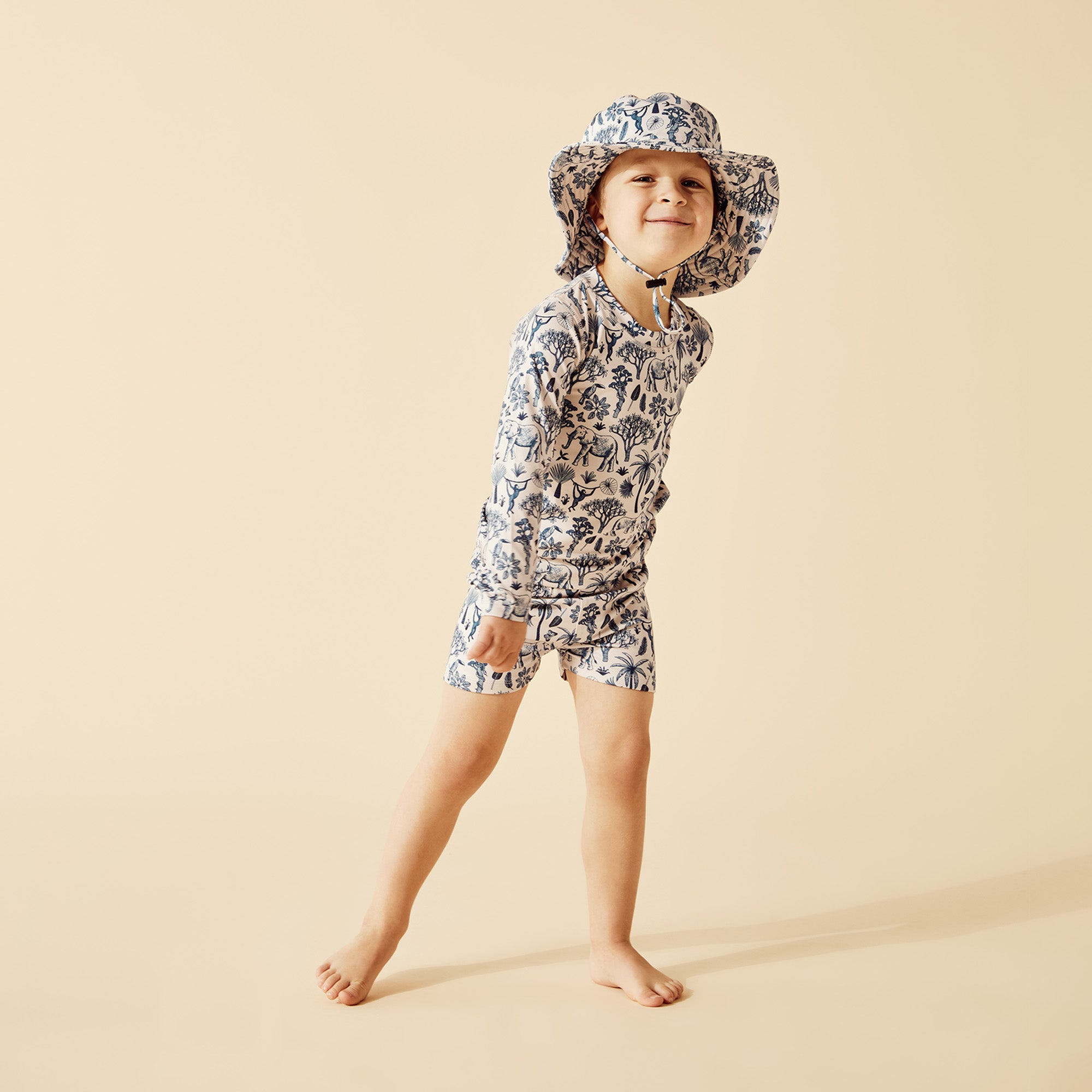 Jungle One Piece Boyleg Swimsuit