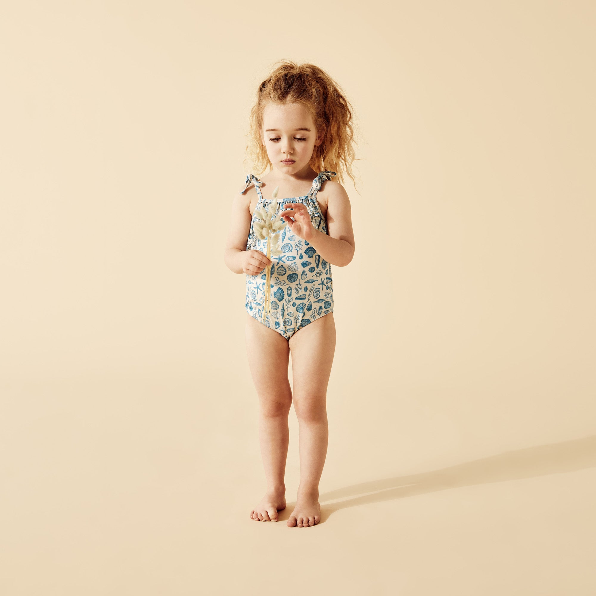 Wilson and Frenchy Shells Cutwork Swimsuit