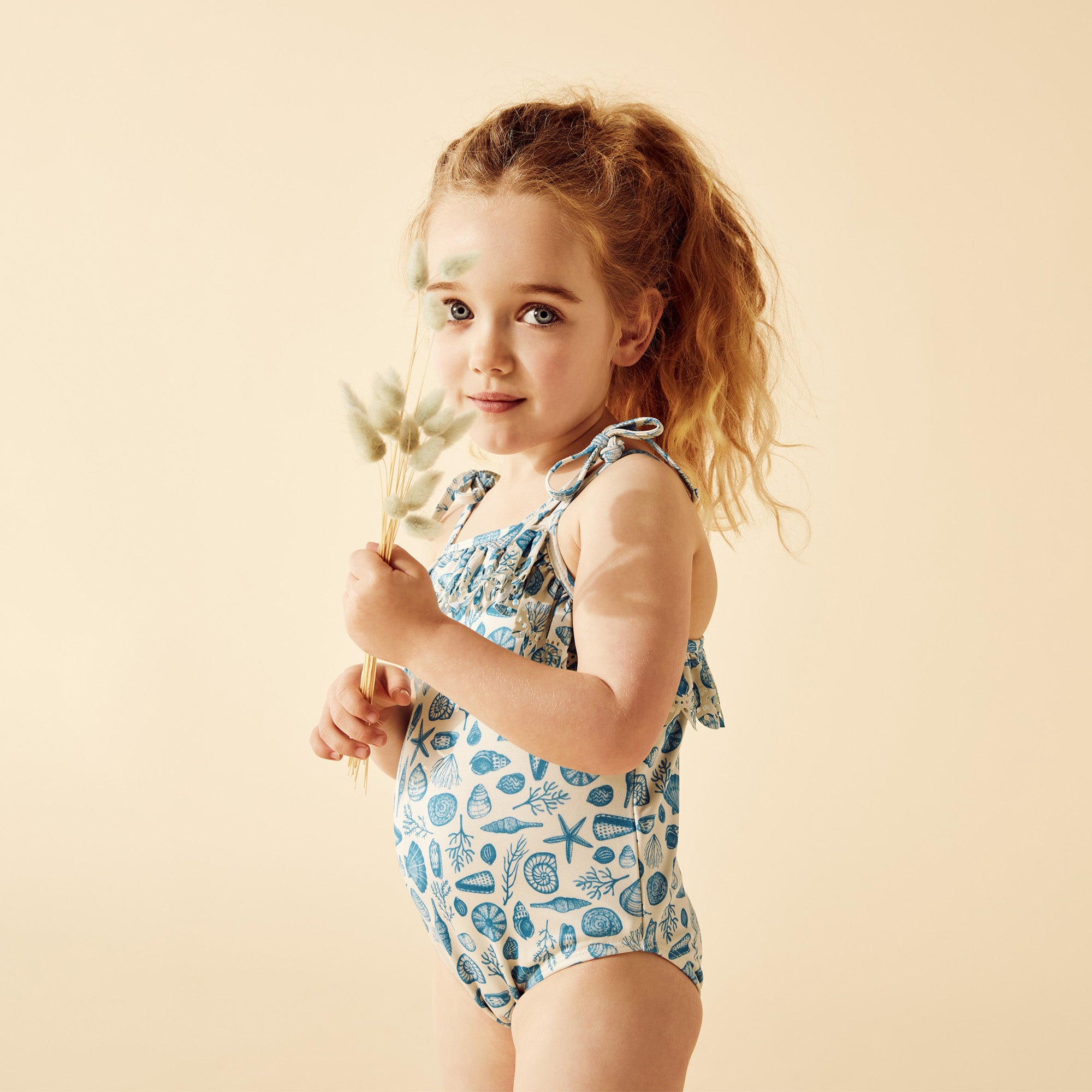 Wilson and Frenchy Shells Cutwork Swimsuit
