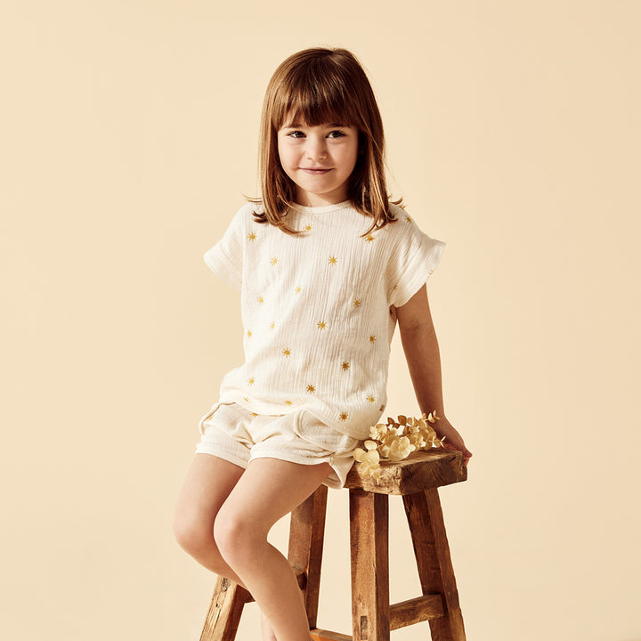 Wilson and Frenchy Sunshine Organic Crinkle Short