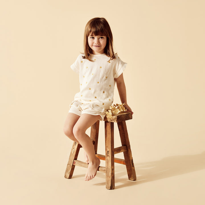 Wilson and Frenchy Sunshine Organic Crinkle Short
