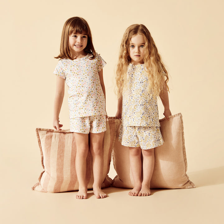 Wilson and Frenchy Little Meadow Organic Short Sleeved Pyjamas