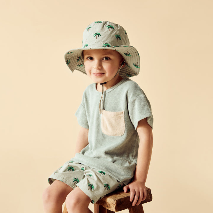Wilson and Frenchy Pistachio Organic Terry Tee