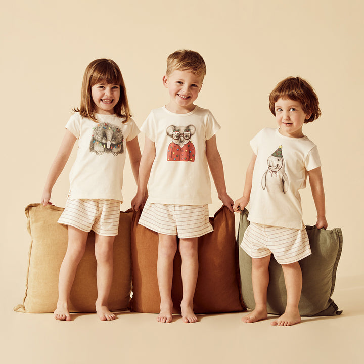 Wilson and Frenchy Dugong Organic Christmas Pyjamas