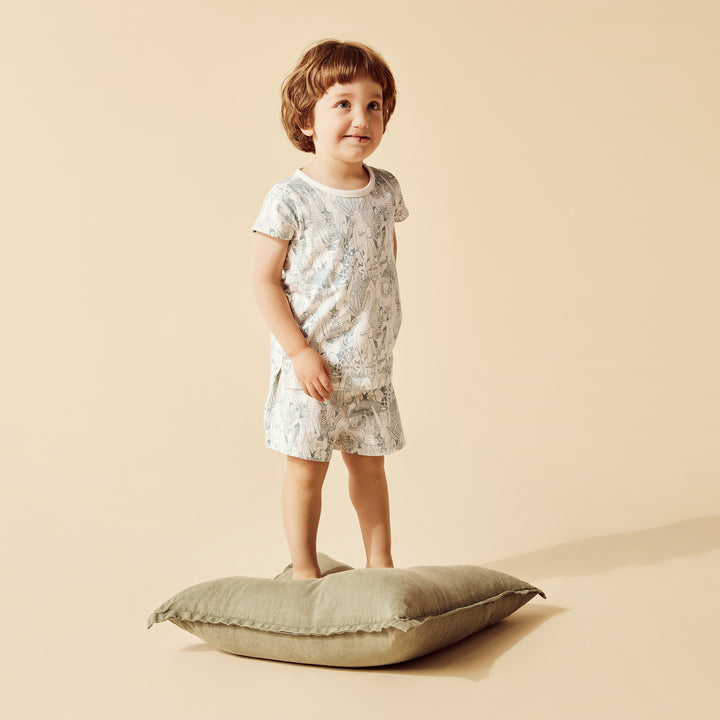 Wilson and Frenchy Hello Friends Organic Short Sleeved Pyjamas