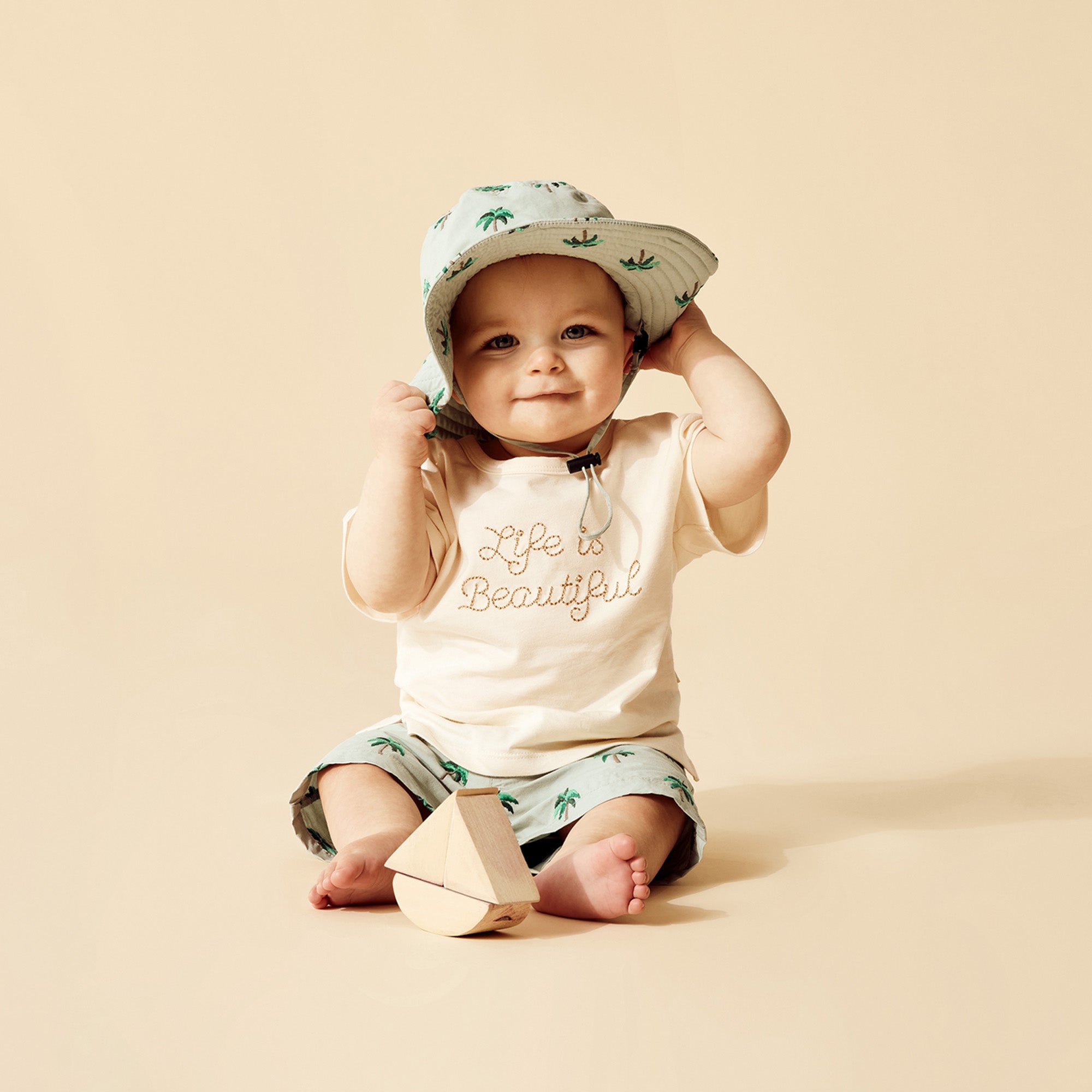 Wilson and Frenchy Forest Palm Swim Sun Hat