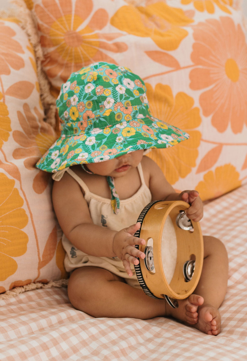 Acorn Eden Wide Brim Infant Hat