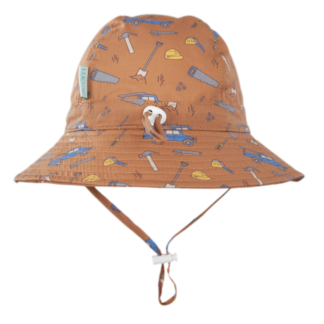 Acorn On The Tools Wide Brim Infant Hat