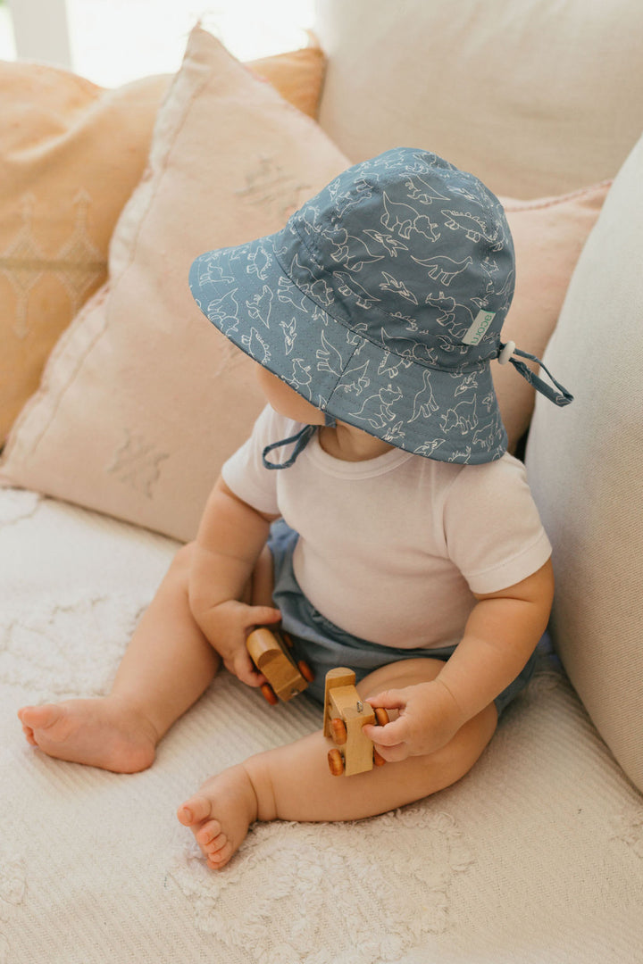 Acorn Sketch-a-Saurus Wide Brim Infant Hat