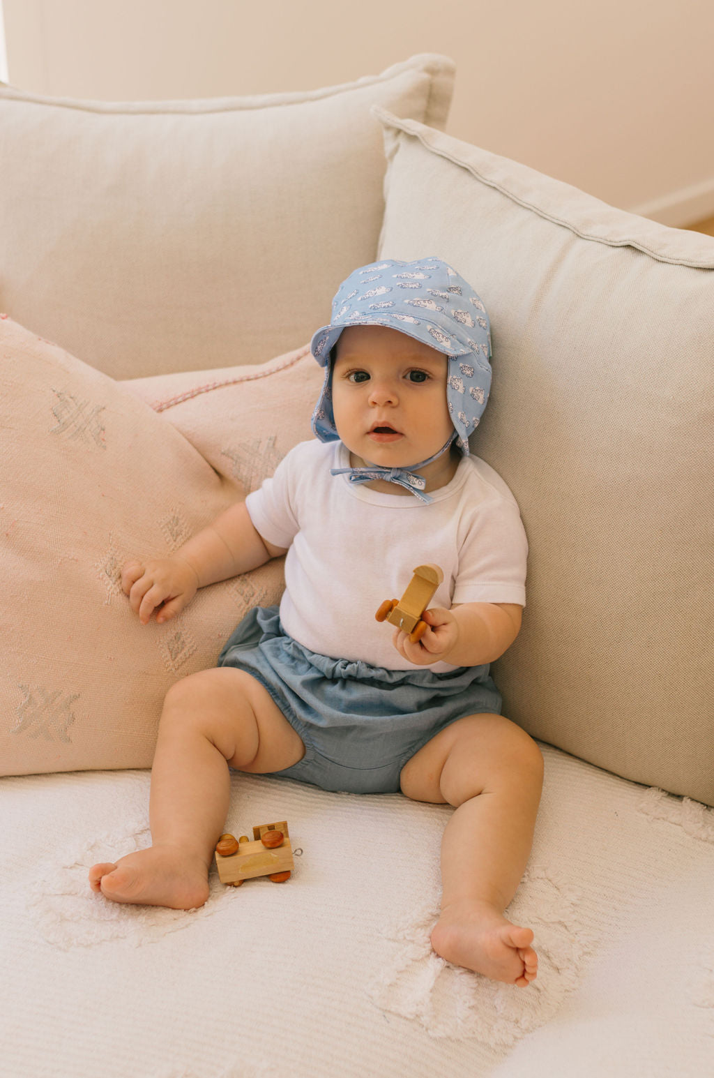 Acorn Clouds Flap Hat