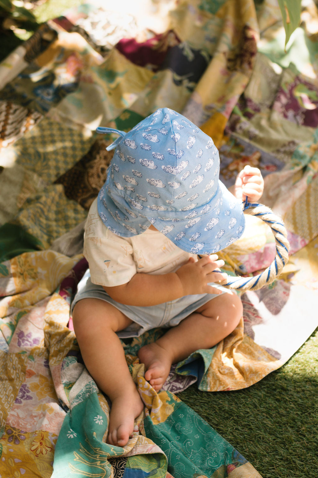 Acorn Clouds Flap Hat