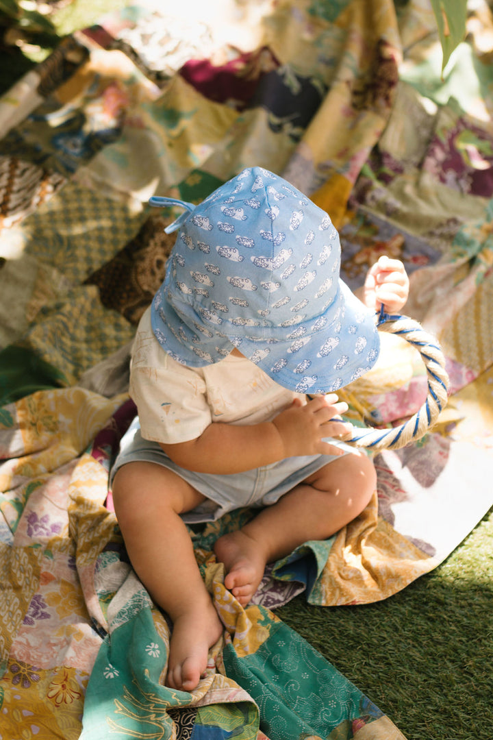 Acorn Clouds Flap Hat