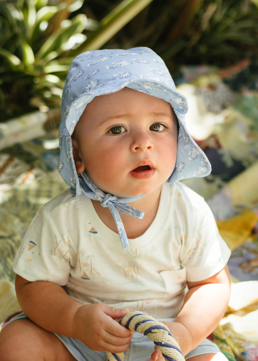 Acorn Clouds Flap Hat