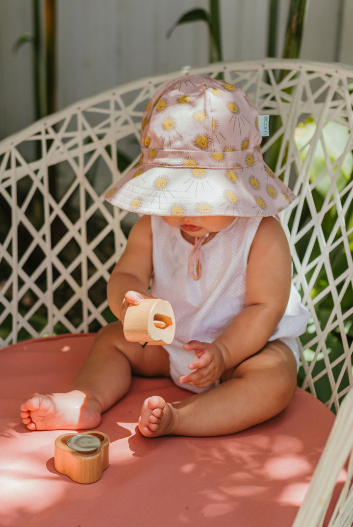 Acorn Sunshine Stretch Cotton Wide Brim Sun Hat