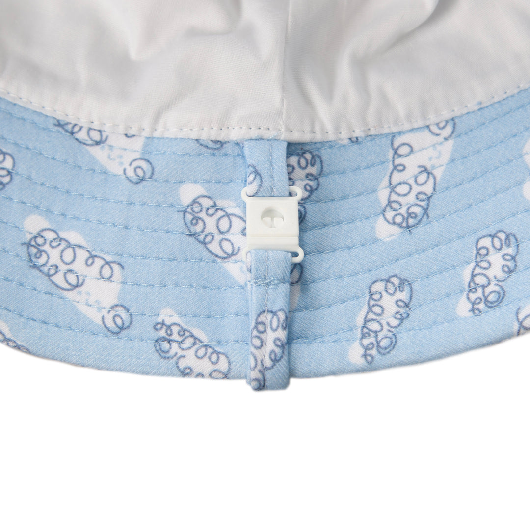 Acorn Clouds Stretch Cotton Wide Brim Sun Hat
