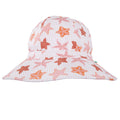 Starfish Wide Brim Swim Hat