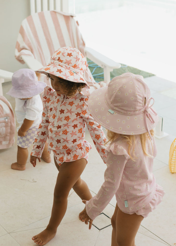 Acorn Starfish Wide Brim Swim Hat